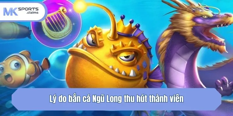 Lý do bắn cá Ngũ Long thu hút thành viên